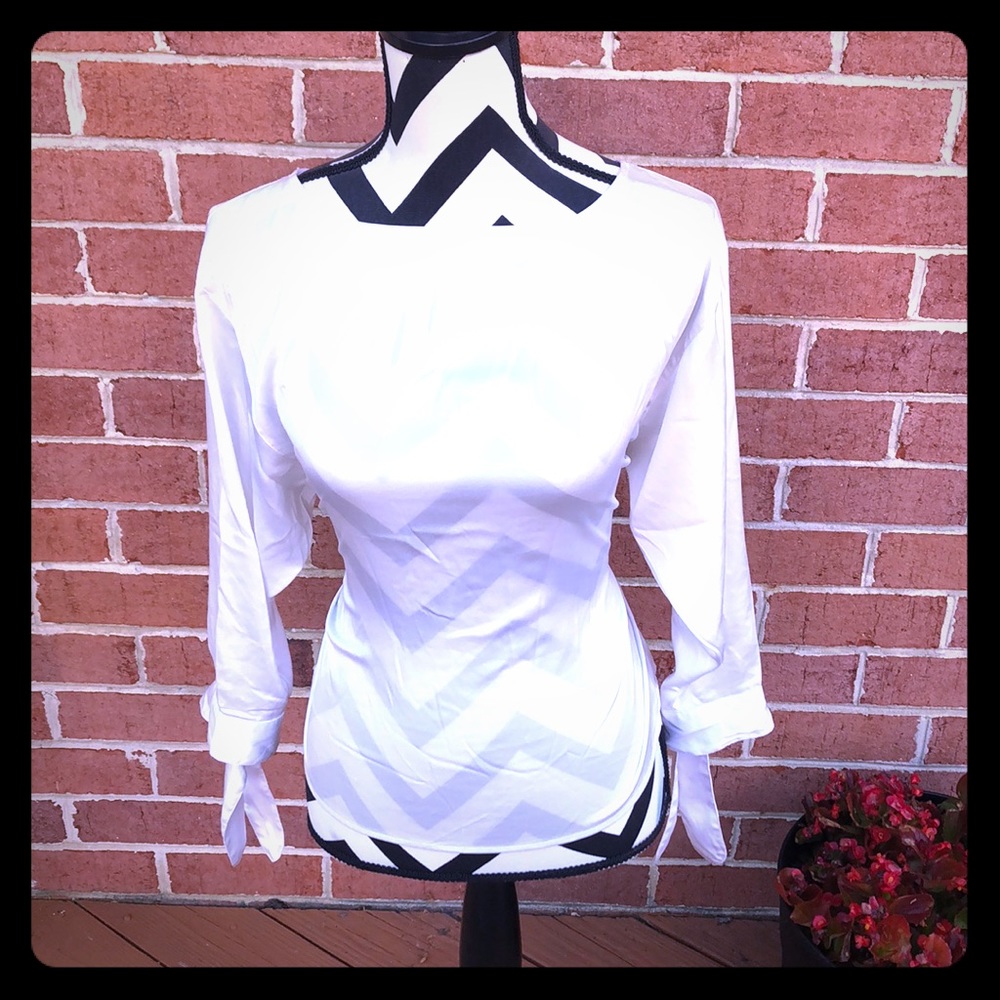 Silk White Ann Taylor Blouse